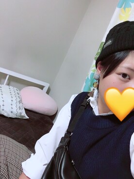 「アイテム（イヤリング）」を使った、さぁさん（レディース・152cm・10代）の冬コーディネート