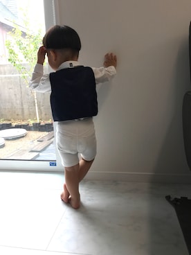 「お呼ばれ」｜CHANNNAIIIさん（キッズ・90cm）の秋コーディネート