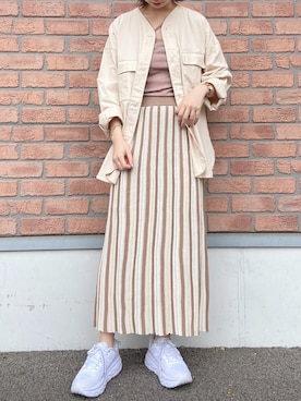 hiraさん（レディース・157cm）の春コーディネート