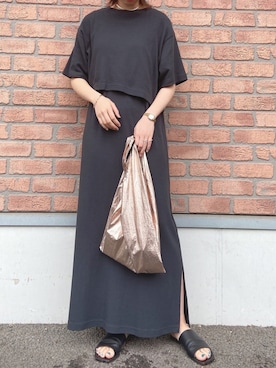 「BAGGU（バグー）のアイテム」を使った、hiraさん（レディース・157cm）の春コーディネート