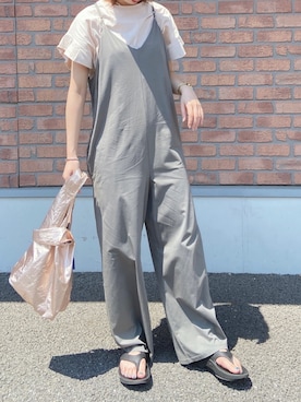 「BAGGU（バグー）のアイテム」を使った、hiraさん（レディース・157cm）の春コーディネート