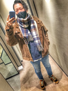しんちゃんさん(メンズ・183cm)の冬コーディネート