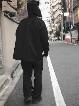 「SYU.HOMME/FEMM（シュウ）のアイテム（ジャケット/アウター）」を使った、🦖さん（メンズ・172cm）の冬コーディネート