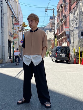 「beautiful people」｜JUNPEIさん（メンズ・168cm）の春コーディネート