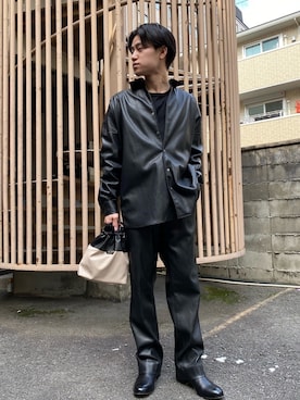 「チョコ色に染まれ」｜JUNPEIさん（メンズ・168cm）の冬コーディネート