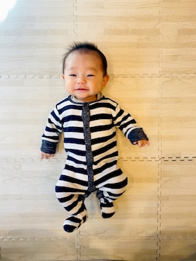 「ボーター」｜o.hinaさん（キッズ・60cm）の冬コーディネート