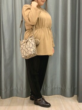 fujiさん（レディース・155cm）の秋コーディネート