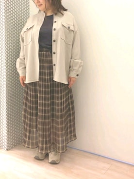 fujiさん（レディース・155cm）の秋コーディネート