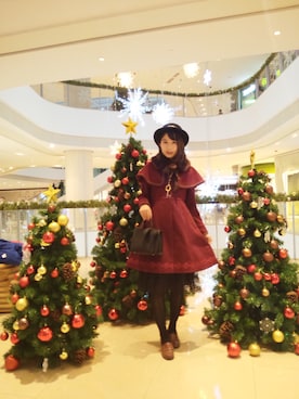 「axes femme（アクシーズファム）のアイテム（ダッフルコート）」を使った、イクラさん（レディース・165cm）の冬コーディネート