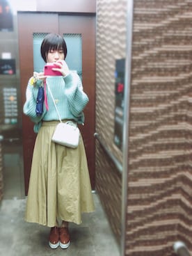 「chico_（チコ）のアイテム（ローファー）」を使った、イクラさん（レディース・165cm）の秋コーディネート