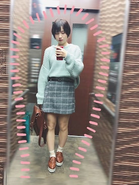 「chico_（チコ）のアイテム（ローファー）」を使った、イクラさん（レディース・165cm）の秋コーディネート