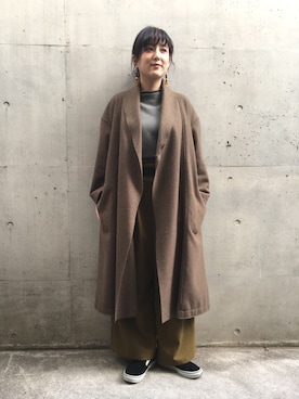 「I am I （アイアムアイ）のアイテム」を使った、Yui Takataさん（レディース・160cm）の冬コーディネート