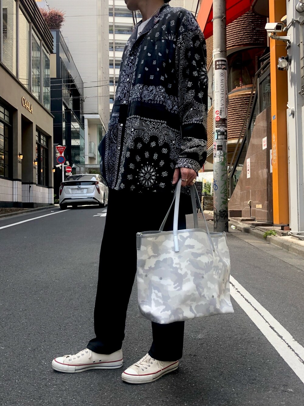 takumi(B'2nd 神南)｜GENTIL BANDITのバッグを使ったコーディネート - WEAR