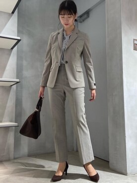 「秋におすすめシャツ＆ブラウス スタイル」｜AKIさん（レディース・163cm）の秋コーディネート