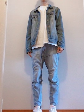 「ILL'S（イルズ）のアイテム（ジャケット/アウター）」を使った、tatsuさん（メンズ・181cm）の春コーディネート
