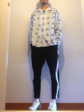「CONVERSE（コンバース）のアイテム（パンツ）」を使った、tatsuさん（メンズ・181cm）の春コーディネート