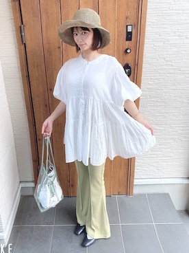 「cloverleaf（クローバーリーフ）のアイテム」を使った、kikiさん（レディース・151cm）の春コーディネート