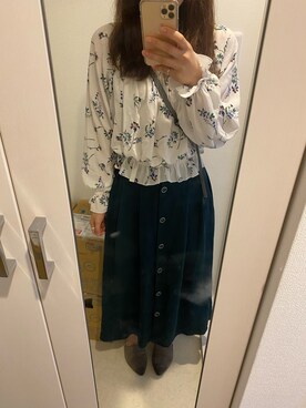 「エアコン対策」｜なしさん（レディース・163cm）の夏コーディネート