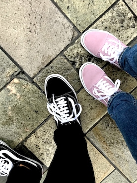 「VANS（バンズ）のVANS ヴァンズ VN000D3HY28 OLD SKOOL オールドスクール BLACK（スニーカー、ブラック系）」を使った、shunさん（メンズ・164cm）の秋コーディネート