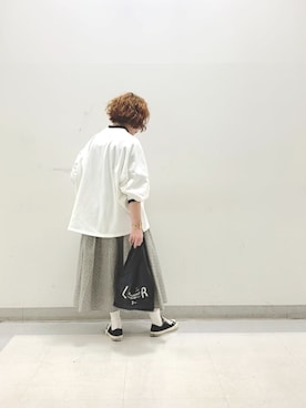 「PUAL CE CIN（ピュアルセシン）のアイテム（その他）」を使った、kahoさん（レディース・154cm）の春コーディネート