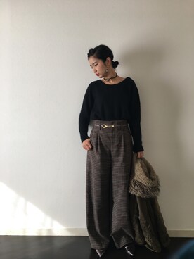 のぐちさん（レディース・163cm）の冬コーディネート