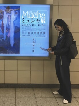 「DOMA（ドマ）のアイテム（ジャケット/アウター）」を使った、のぐちさん（レディース・163cm）の春コーディネート