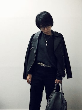 「DOMA（ドマ）のアイテム（ジャケット/アウター）」を使った、のぐちさん（レディース・163cm）の秋コーディネート