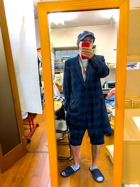 「anglasad（アングラサッド）のアイテム」を使った、いとーさんさん（メンズ・168cm）の夏コーディネート