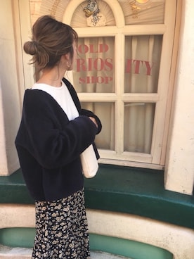 「assiette（アシェット）のアイテム」を使った、Sakiさん（レディース・157cm）の冬コーディネート