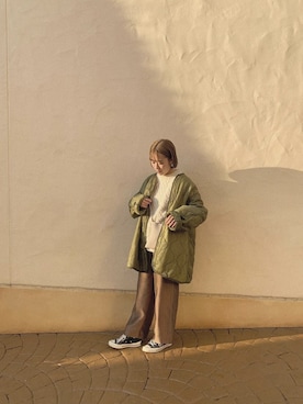 Sakiさん（レディース・158cm）の冬コーディネート