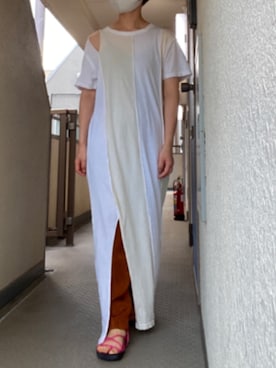 「ISABEL MARANT（イザベルマラン）のアイテム（サンダル）」を使った、gggwogさん（レディース・157cm）の秋コーディネート