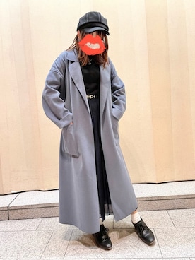 「mysty woman（ミスティウーマン）のアイテム（その他アウター）」を使った、pii_gyodonさん（レディース・158cm）の冬コーディネート