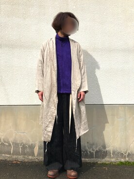 「HIBECK（ハイベック）のアイテム（ジャケット/アウター）」を使った、Hさん（メンズ・182cm）の秋コーディネート