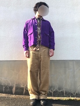 「SASQUATCHfabrix.（サスクワァッチファブリックス）のアイテム」を使った、Hさん（メンズ・182cm）の春コーディネート