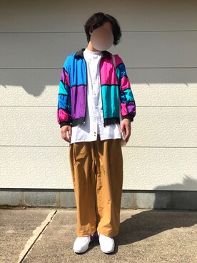 「SASQUATCHfabrix.（サスクワァッチファブリックス）のアイテム」を使った、Hさん（メンズ・182cm）の春コーディネート
