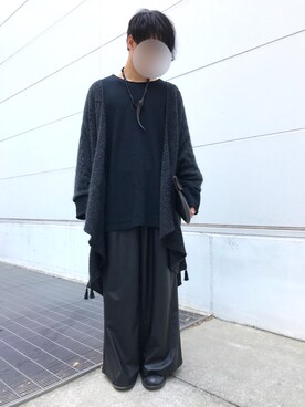 「SASQUATCHfabrix.（サスクワァッチファブリックス）のアイテム」を使った、Hさん（メンズ・182cm）の冬コーディネート