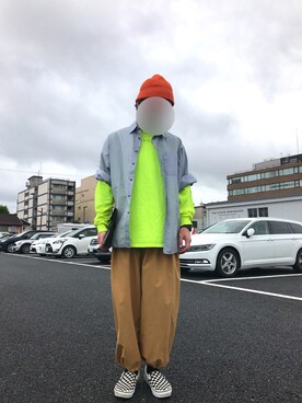 「SASQUATCHfabrix.（サスクワァッチファブリックス）のアイテム」を使った、Hさん（メンズ・182cm）の春コーディネート