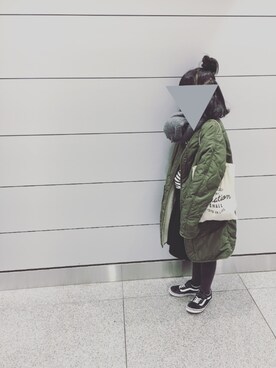 のっさんさん（キッズ・130cm）の冬コーディネート