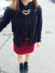 しまむら | 黒ワイシャツ(シャツ/ブラウス)