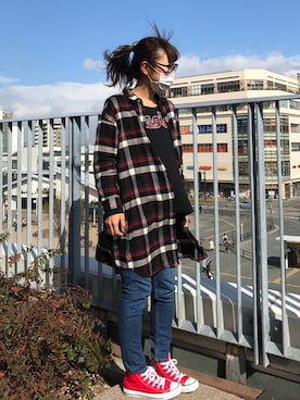 さやってぃさん（レディース・162cm）の冬コーディネート