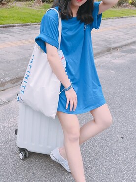 「RASTACLAT（ラスタクラット）のアイテム」を使った、元气さん（レディース・155cm）の春コーディネート