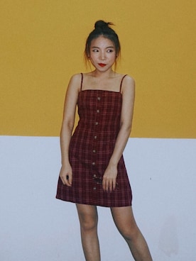 「基础款」｜「アイテム（チュニック）」を使った、元气さん（レディース・150cm）の夏コーディネート