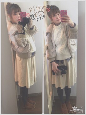 piyonさん(レディース・156cm)の冬コーディネート