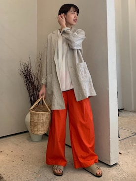 「siiwa（シーワ）のアイテム」を使った、Tariさん（レディース・160cm）の春コーディネート