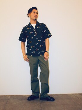 「KLEMAN（クレマン）の＜KLEMAN＞ PADRE/シューズ（モカシン/デッキシューズ）」を使った、YUTAさん（メンズ・175cm）の春コーディネート