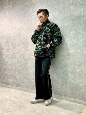 「MONKEY TIME（モンキータイム）のアイテム（ブルゾン）」を使った、YUTAさん（メンズ・175cm）の秋コーディネート