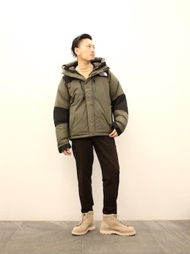 「Thingless（シングレス）のアイテム（パンツ）」を使った、YUTAさん（メンズ・175cm）の冬コーディネート