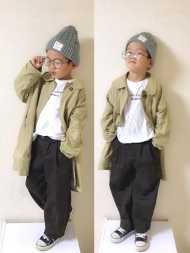 「5歳」｜「アイテム（福袋/福箱）」を使った、TATAさん（キッズ・100cm）の秋コーディネート
