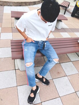 キーケース キーアクセサリーを使った ザラ のメンズ人気ファッションコーディネート Wear