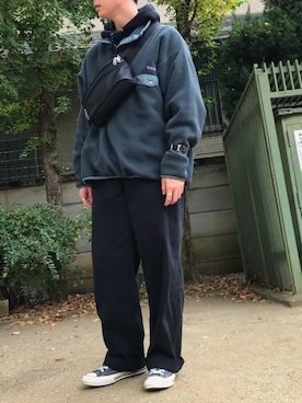 「チャックテイラー」｜「アイテム（アナログ腕時計）」を使った、yukiさん（メンズ・170cm）の冬コーディネート